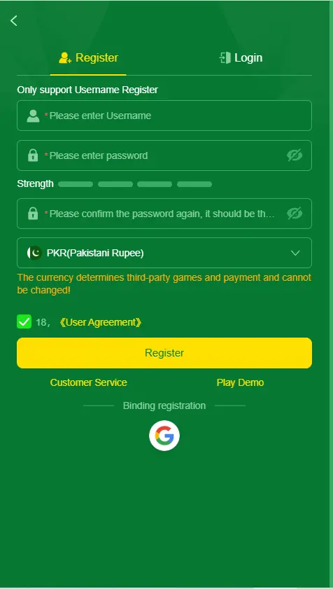 Alano Fishing Register